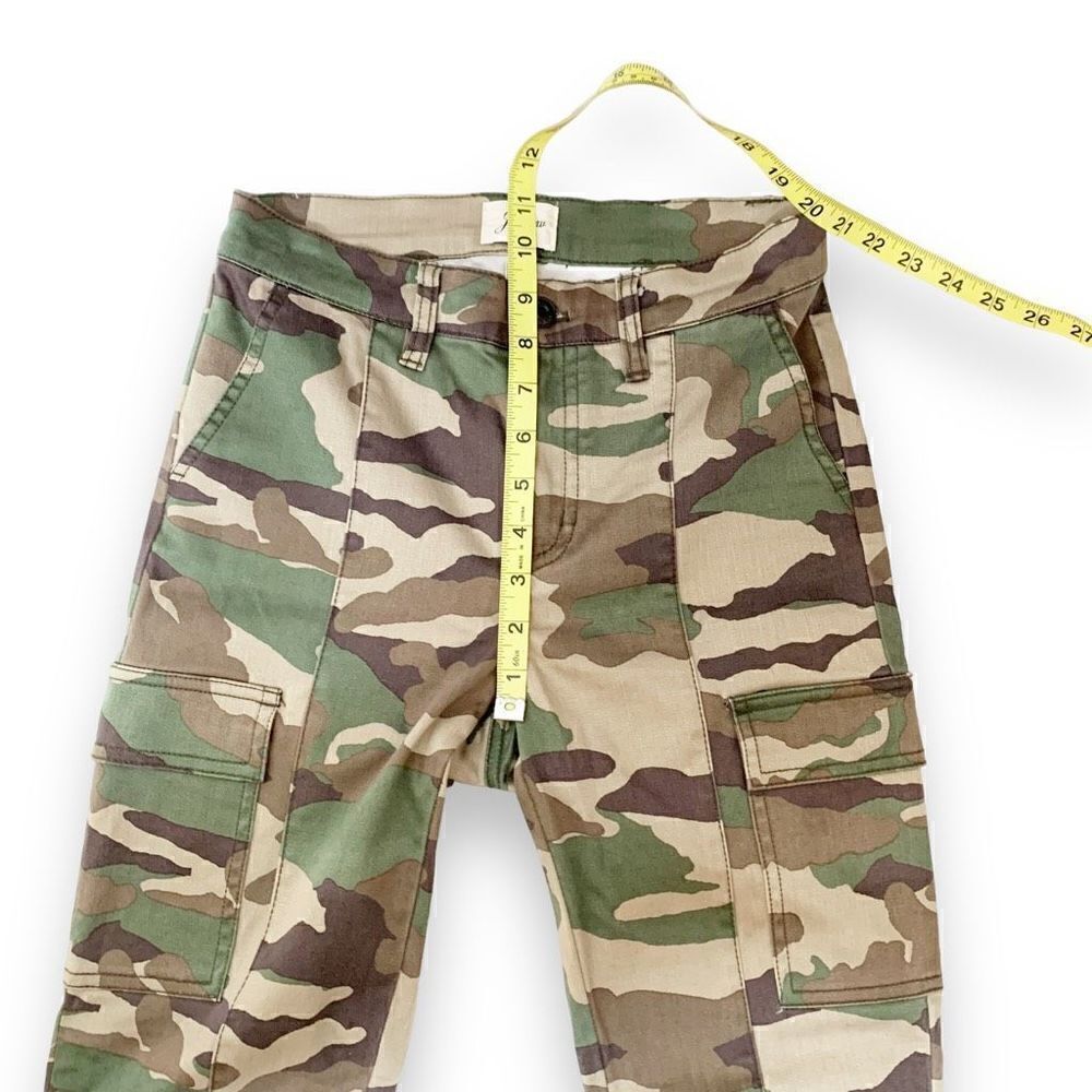 J. Crew Vintage Straight Cargo Pants in Camo Print High Rise Women’s Size 24 - Picture 13 of 15